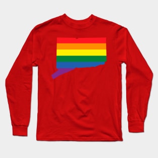 Connecticut state LGBT Pride Long Sleeve T-Shirt